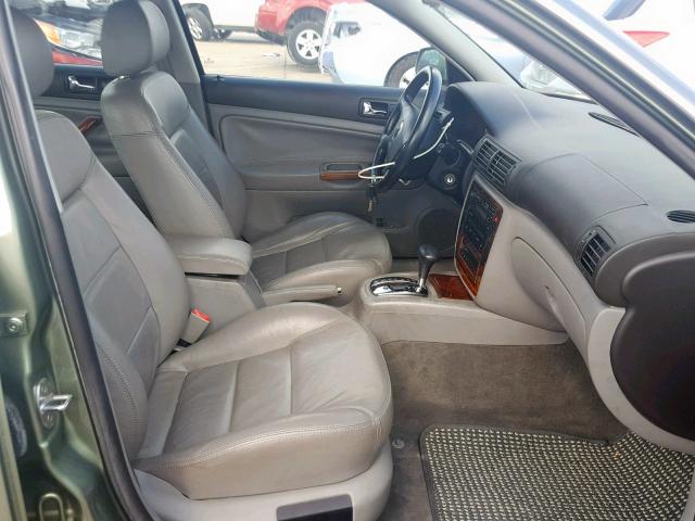 WVWRH63B02P036698 - 2002 VOLKSWAGEN PASSAT GLX 绿色 照片 5