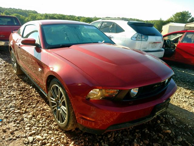 1ZVBP8CH2A5118721 - 2010 FORD MUSTANG GT RED photo 1