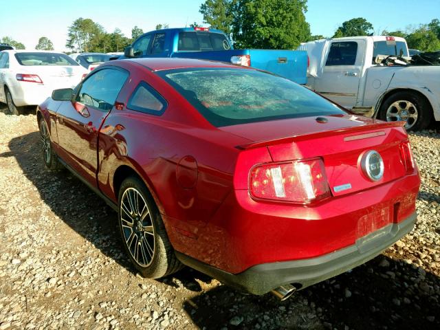 1ZVBP8CH2A5118721 - 2010 FORD MUSTANG GT RED photo 3