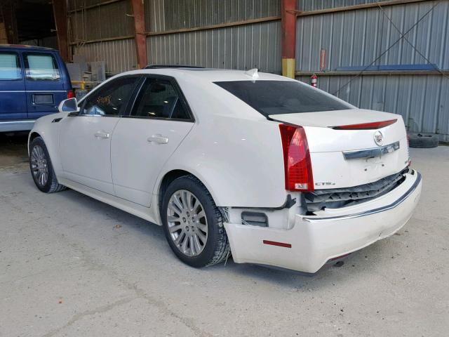 1G6DM5E33D0152210 - 2013 CADILLAC CTS PERFOR WHITE photo 3