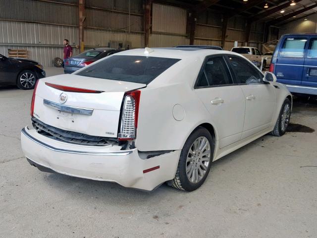 1G6DM5E33D0152210 - 2013 CADILLAC CTS PERFOR WHITE photo 4
