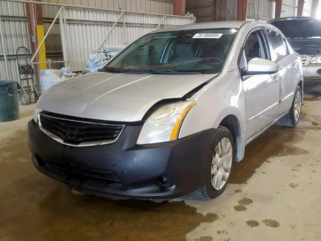 3N1AB6AP8CL767148 - 2012 NISSAN SENTRA 2.0 SILVER photo 2