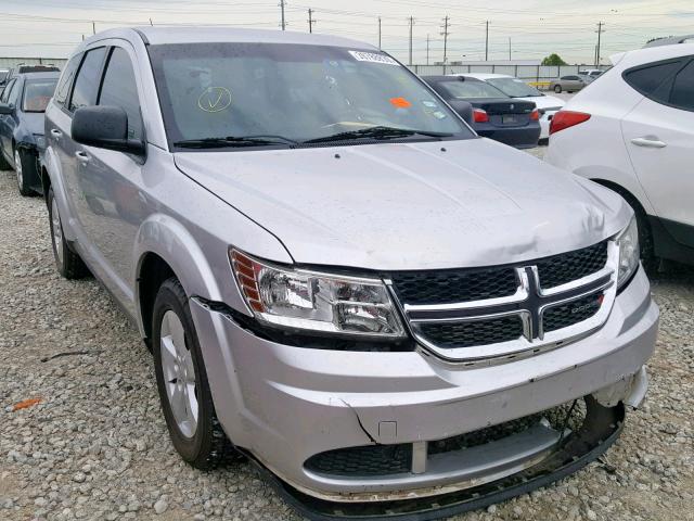 3C4PDCAB4DT518366 - 2013 DODGE JOURNEY SE SILVER photo 1