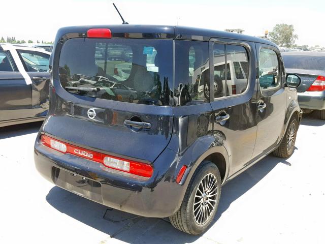 JN8AZ2KR1CT250453 - 2012 NISSAN CUBE BASE BLACK photo 4