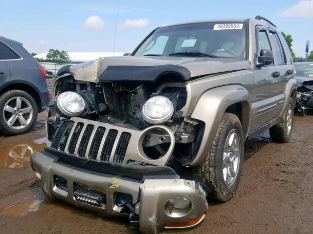 1J4GL58K84W130730 - 2004 JEEP LIBERTY LI TAN photo 2