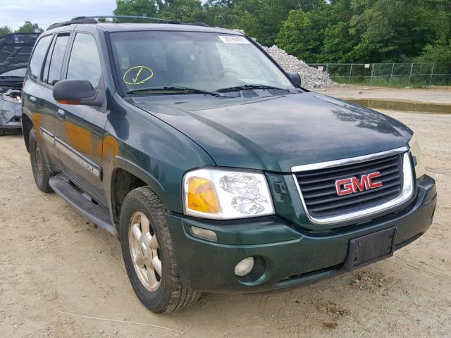 1GKDT13S822376890 - 2002 GMC ENVOY GREEN photo 1