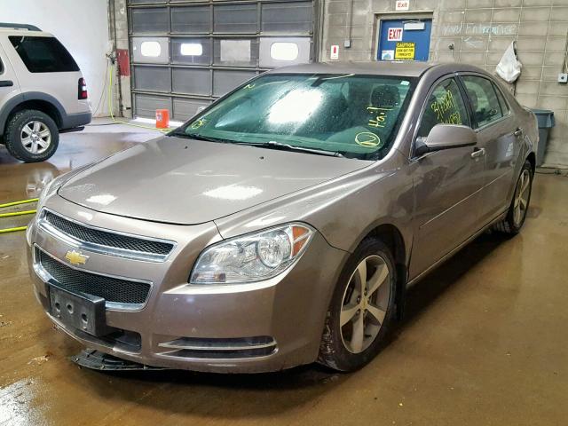 1G1ZC5E1XBF253557 - 2011 CHEVROLET MALIBU 1LT 棕色 照片 2