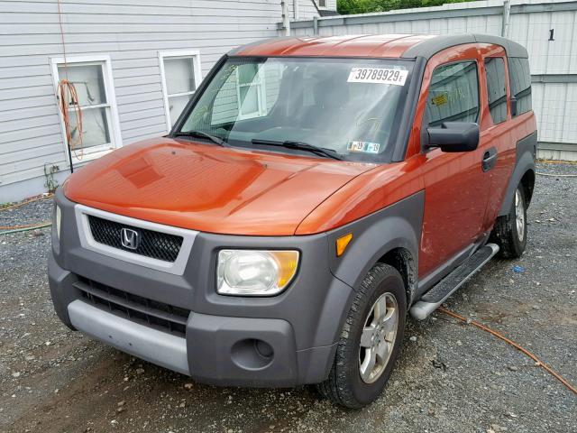 5J6YH276X3L035093 - 2003 HONDA ELEMENT EX ORANGE photo 2