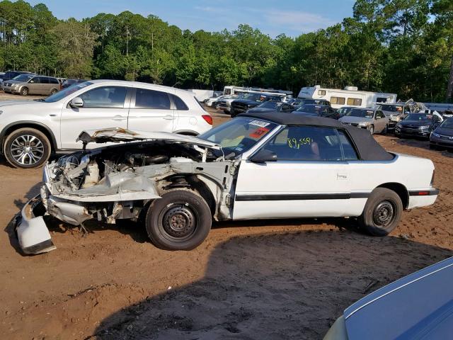 1C3XJ4533LG414394 - 1990 CHRYSLER LEBARON WHITE photo 9