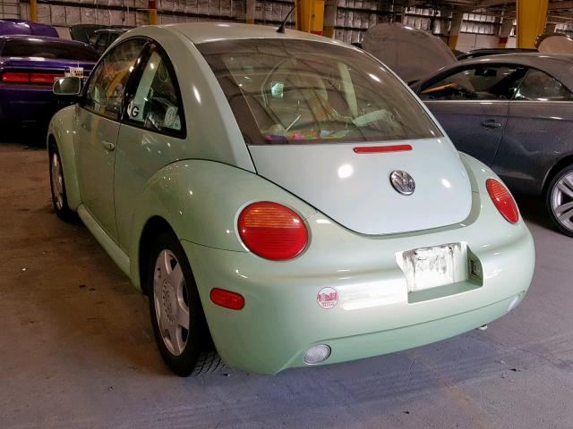 3VWCA21C5YM494201 - 2000 VOLKSWAGEN NEW BEETLE GREEN photo 3