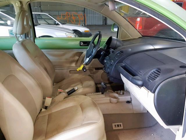 3VWCA21C5YM494201 - 2000 VOLKSWAGEN NEW BEETLE GREEN photo 5