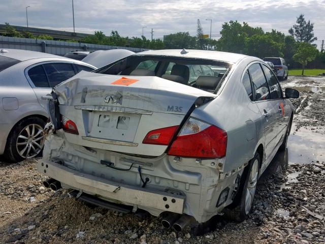 JNKAY01E78M603165 - 2008 INFINITI M35 BASE SILVER photo 4