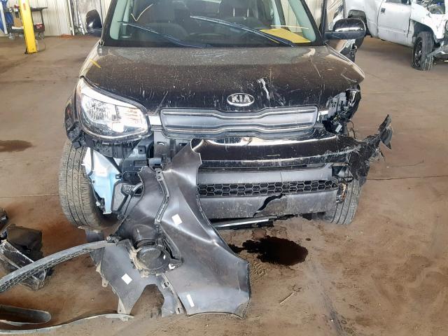 KNDJN2A20K7021491 - 2019 KIA SOUL BLACK photo 9