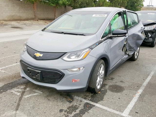 1G1FY6S07K4101477 - 2019 CHEVROLET BOLT EV LT GRAY photo 2