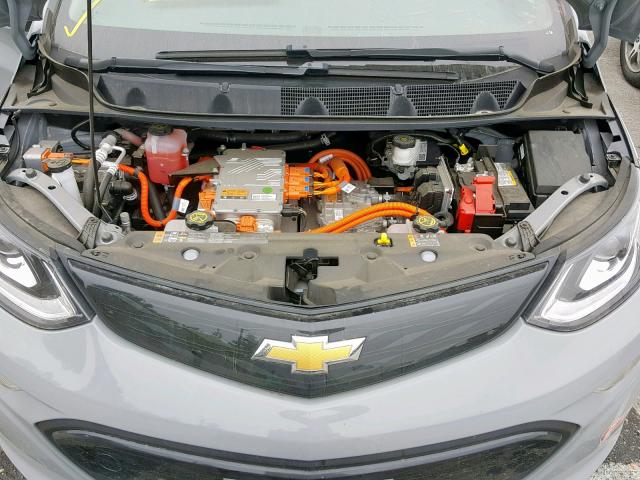 1G1FY6S07K4101477 - 2019 CHEVROLET BOLT EV LT GRAY photo 7