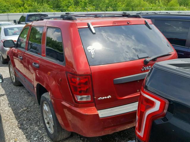 1J4GR48K15C539924 - 2005 JEEP GRAND CHER RED photo 3