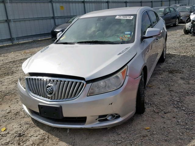 1G4GC5GG3AF157165 - 2010 BUICK LACROSSE C SILVER photo 2