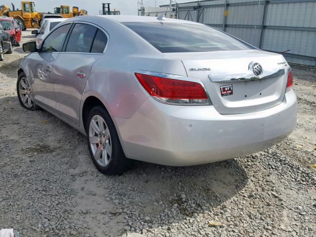 1G4GC5GG3AF157165 - 2010 BUICK LACROSSE C SILVER photo 3