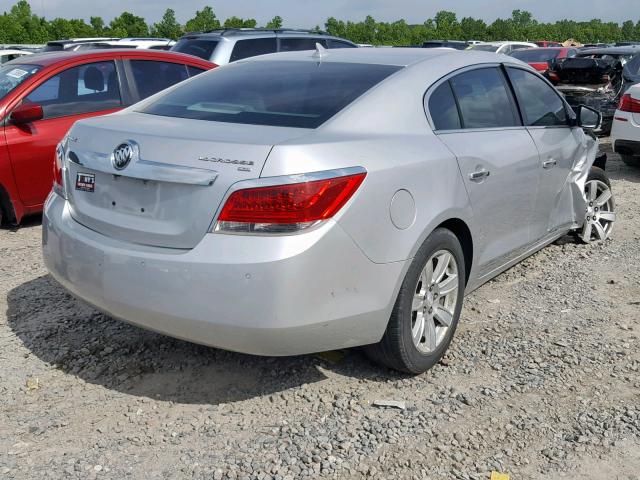1G4GC5GG3AF157165 - 2010 BUICK LACROSSE C SILVER photo 4