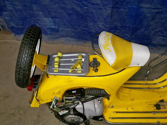 VBC1T27452 - 1966 VESPA MOTORCYCLE YELLOW photo 6