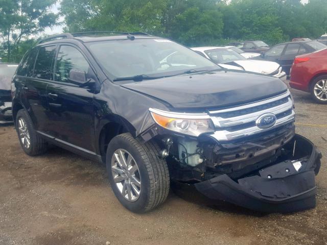 2FMDK4JC9DBC68721 - 2013 FORD EDGE SEL BLACK photo 1