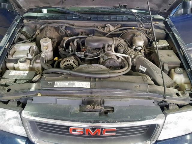 1GTCS19X138131165 - 2003 GMC SONOMA BLUE photo 7