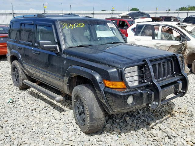 1J8HG58N86C305466 - 2006 JEEP COMMANDER BLACK photo 1