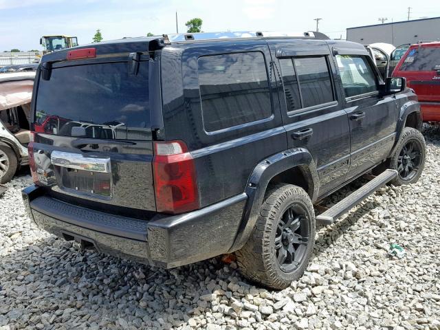 1J8HG58N86C305466 - 2006 JEEP COMMANDER BLACK photo 4
