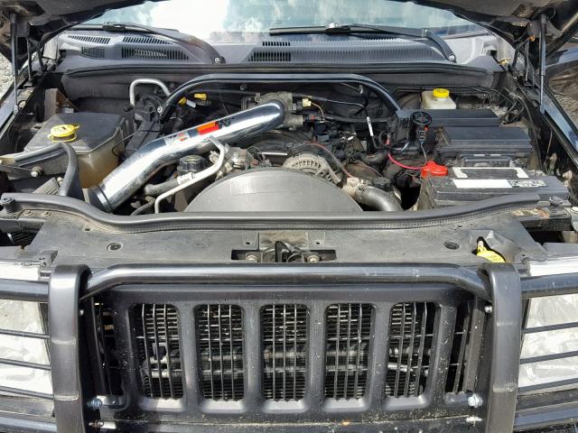 1J8HG58N86C305466 - 2006 JEEP COMMANDER BLACK photo 7