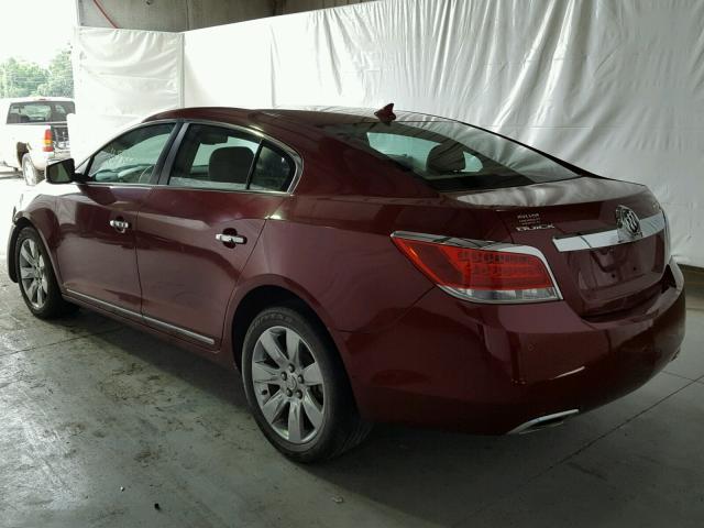 1G4GE5ED0BF300738 - 2011 BUICK LACROSSE C RED photo 3