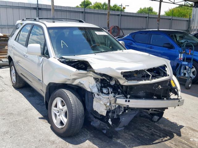 JTJHF10U930312121 - 2003 LEXUS RX 300 SILVER photo 1