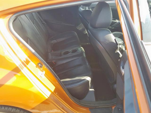 KMHTC6AE8FU216726 - 2015 HYUNDAI VELOSTER T ORANGE photo 6