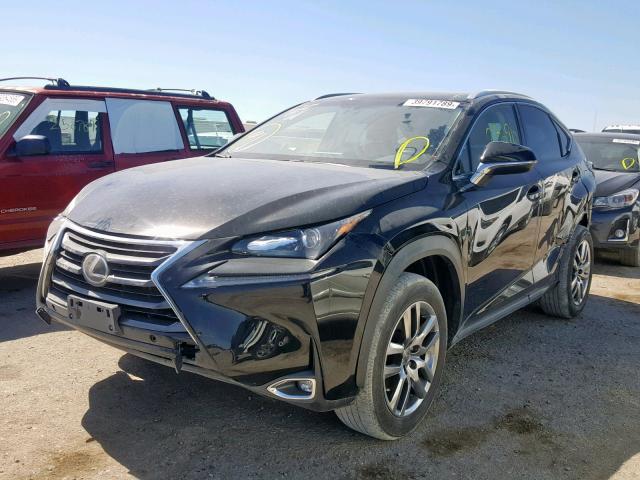 JTJYARBZ3G2043825 - 2016 LEXUS NX 200T BLACK photo 2