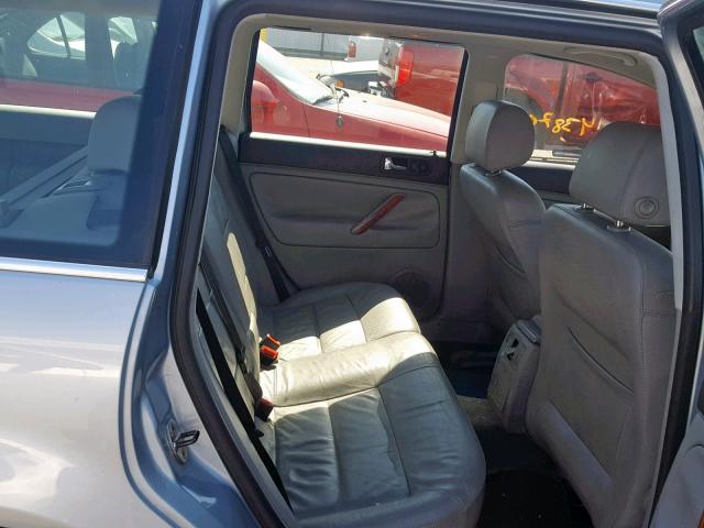 WVWWH63B94E083245 - 2004 VOLKSWAGEN PASSAT GLX Mavi foto 6