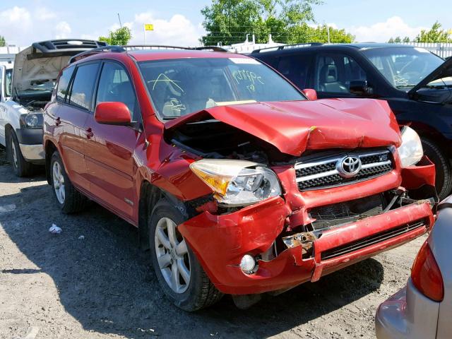 JTMBK31V186040367 - 2008 TOYOTA RAV4 LIMIT RED photo 1