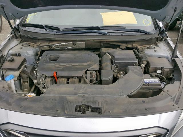 5NPE34AF3FH073561 - 2015 HYUNDAI SONATA SPO GRAY photo 7