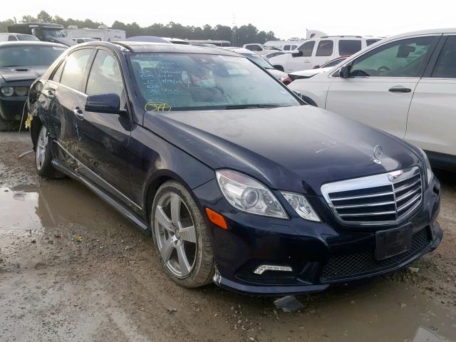 WDDHF5GB3AA228890 - 2010 MERCEDES-BENZ E 350 BLUE photo 1