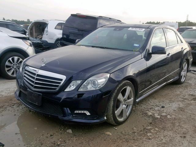 WDDHF5GB3AA228890 - 2010 MERCEDES-BENZ E 350 BLUE photo 2