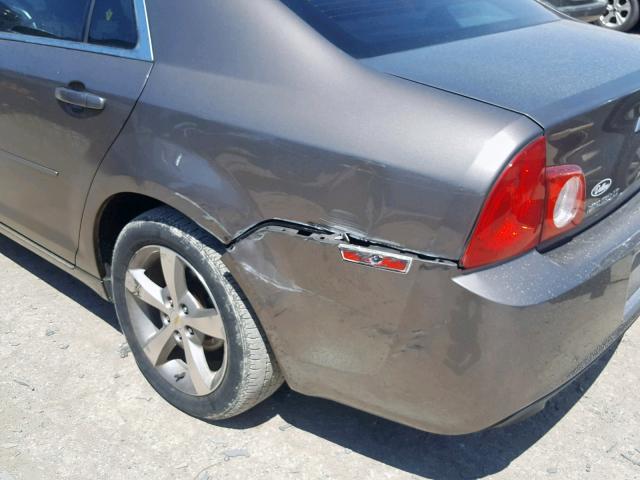 1G1ZC5E19BF206519 - 2011 CHEVROLET MALIBU 1LT 灰色 照片 9