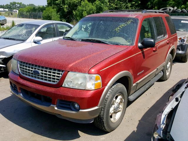 1FMZU64W12ZB09431 - 2002 FORD EXPLORER E RED photo 2