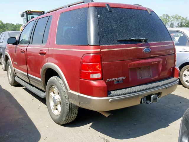 1FMZU64W12ZB09431 - 2002 FORD EXPLORER E RED photo 3