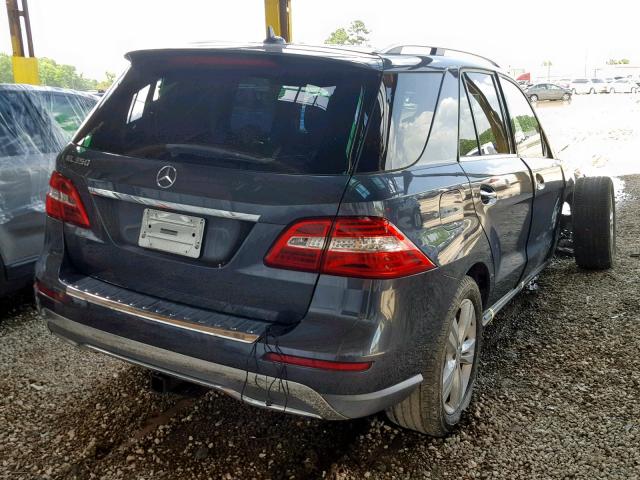 4JGDA5JB1DA194836 - 2013 MERCEDES-BENZ ML 350 GRAY photo 4