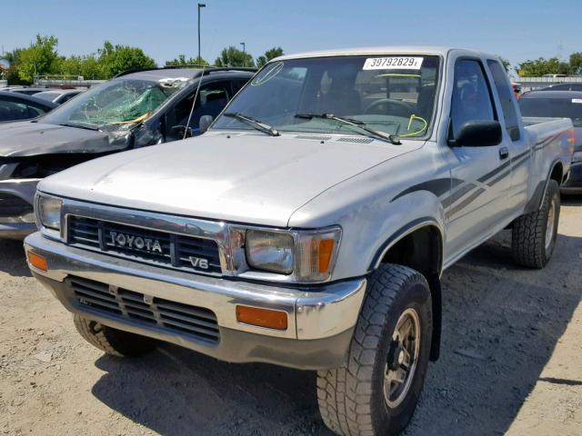 JT4VN13G3M5043231 - 1991 TOYOTA PICKUP 1/2 BLUE photo 2