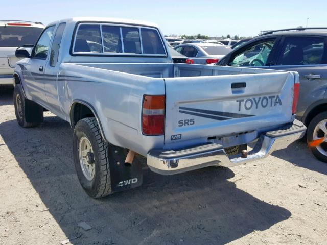 JT4VN13G3M5043231 - 1991 TOYOTA PICKUP 1/2 BLUE photo 3