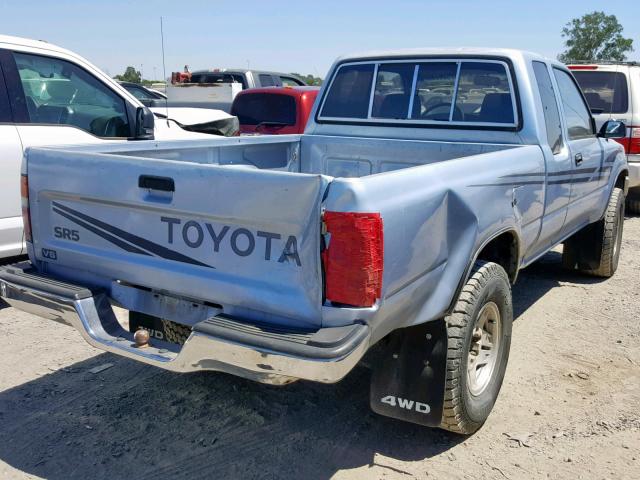 JT4VN13G3M5043231 - 1991 TOYOTA PICKUP 1/2 BLUE photo 4