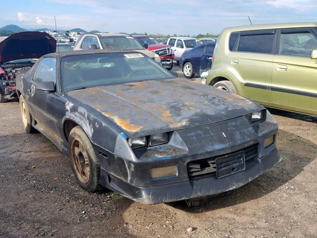 1G1FP23E1NL158905 - 1992 CHEVROLET CAMARO RS BLACK photo 1