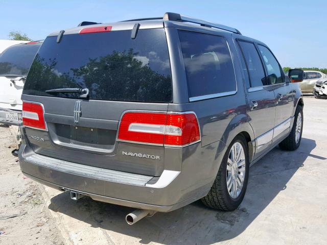 5LMJJ2H53AEJ00717 - 2010 LINCOLN NAVIGATOR GRAY photo 4