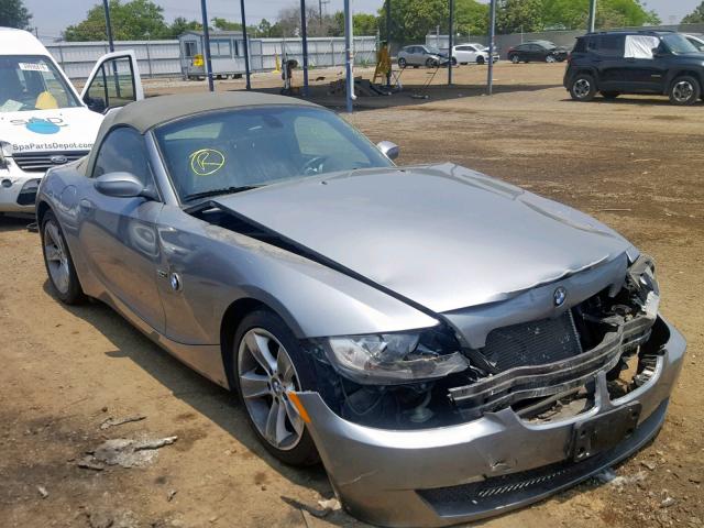 4USBU335X7LW72060 - 2007 BMW Z4 3.0 GRAY photo 1