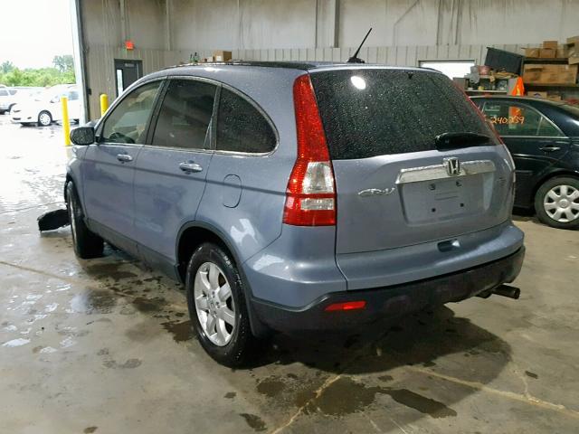 JHLRE38798C035001 - 2008 HONDA CR-V EXL SILVER photo 3