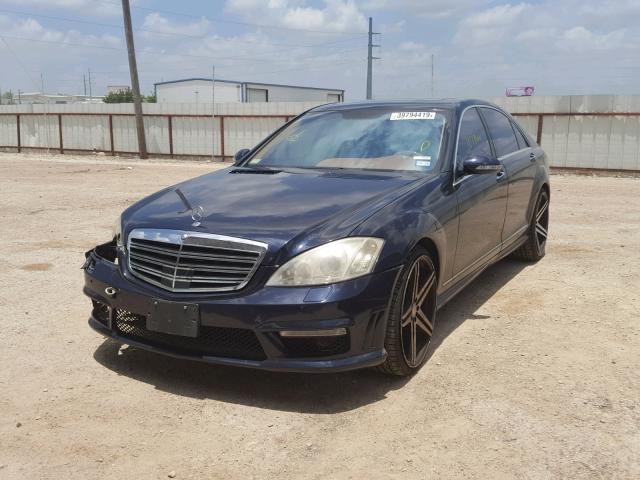 WDDNG71X48A190063 - 2008 MERCEDES-BENZ S 550 BLACK photo 2